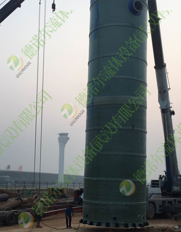 一體化預(yù)制泵站天河機(jī)場(chǎng)現(xiàn)場(chǎng)安裝圖