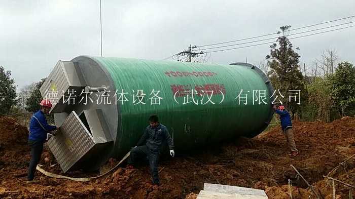 泵站到達(dá)現(xiàn)場(chǎng)安裝